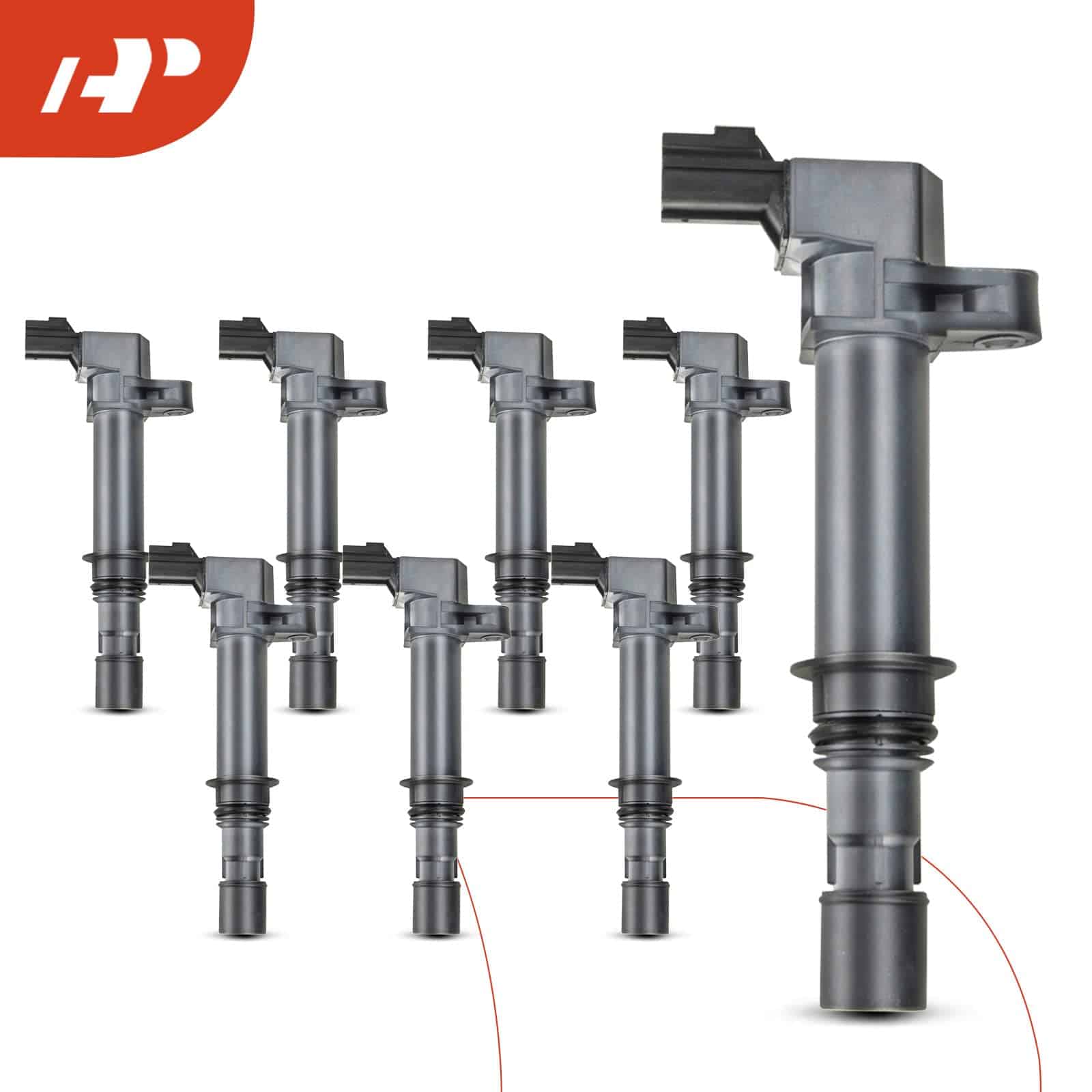 Paquetes de Bobinas de Encendido de Motor A-Premium - Imagen 9