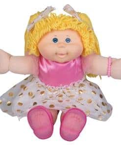 Muñeca Cabbage Patch Kids Clásica con Cabello de Lana Real,