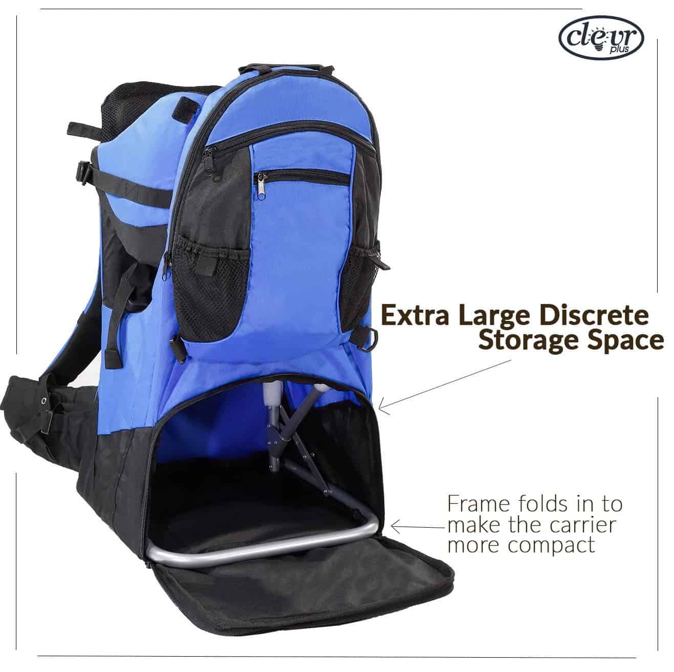 Mochila Portabebés Ajustable de Lujo ClevrPlus para - Imagen 7