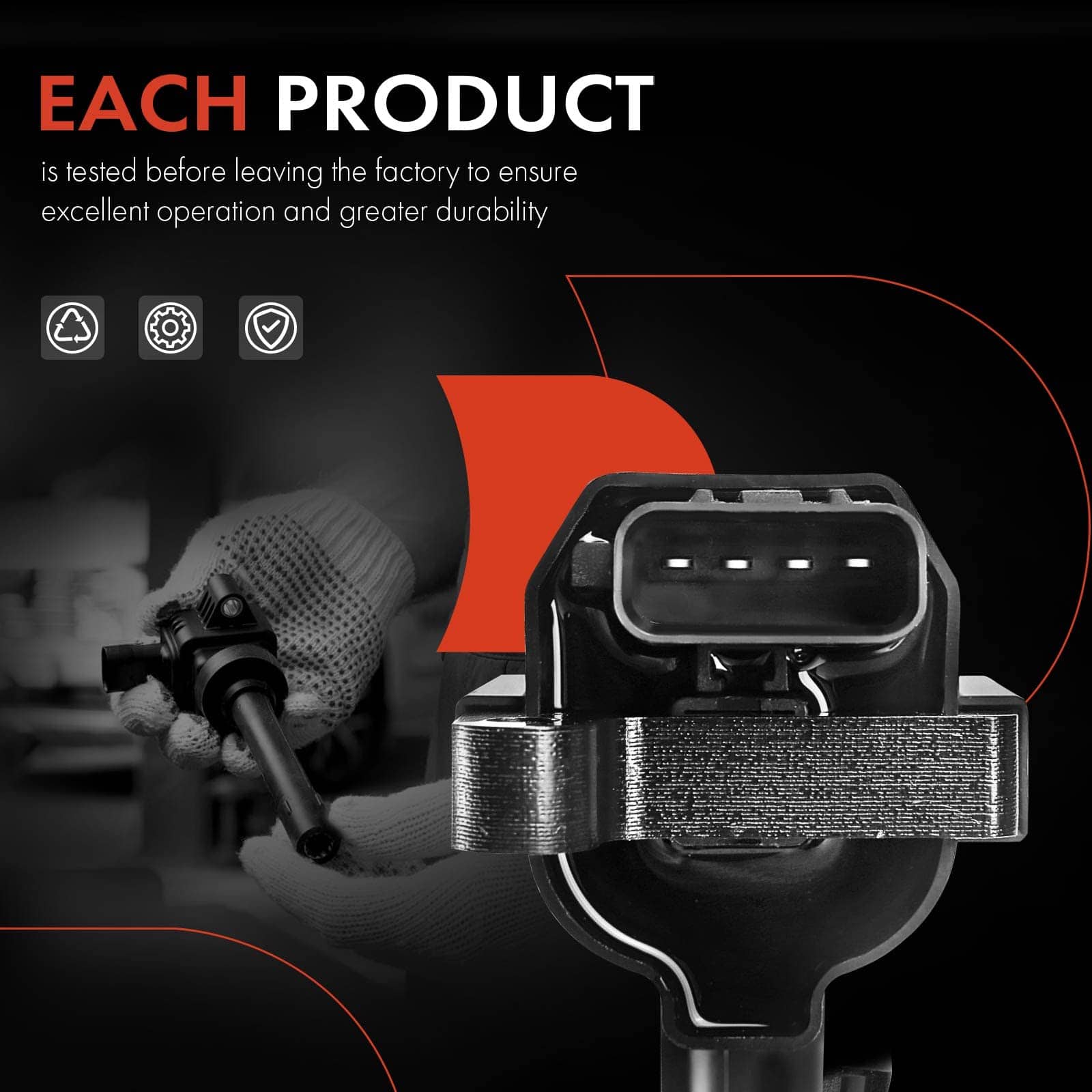 Paquete de 8 Bobinas de Encendido A-Premium Compatible con - Imagen 7