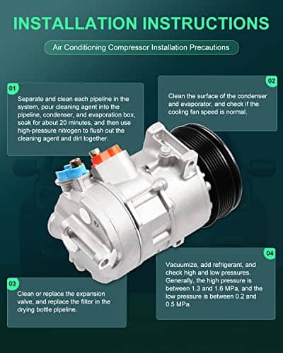Compresor de Aire Acondicionado SCITOO CO 11267C para - Imagen 8