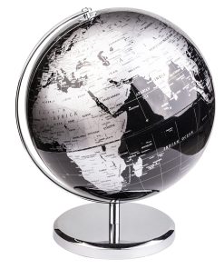 Globo Terrestre Exerz de 12" Negro - Arco y Base de Acero