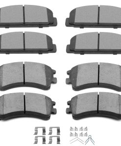 Kit de Pastillas de Freno Cerámicas, SCITOO 8pcs Juego de