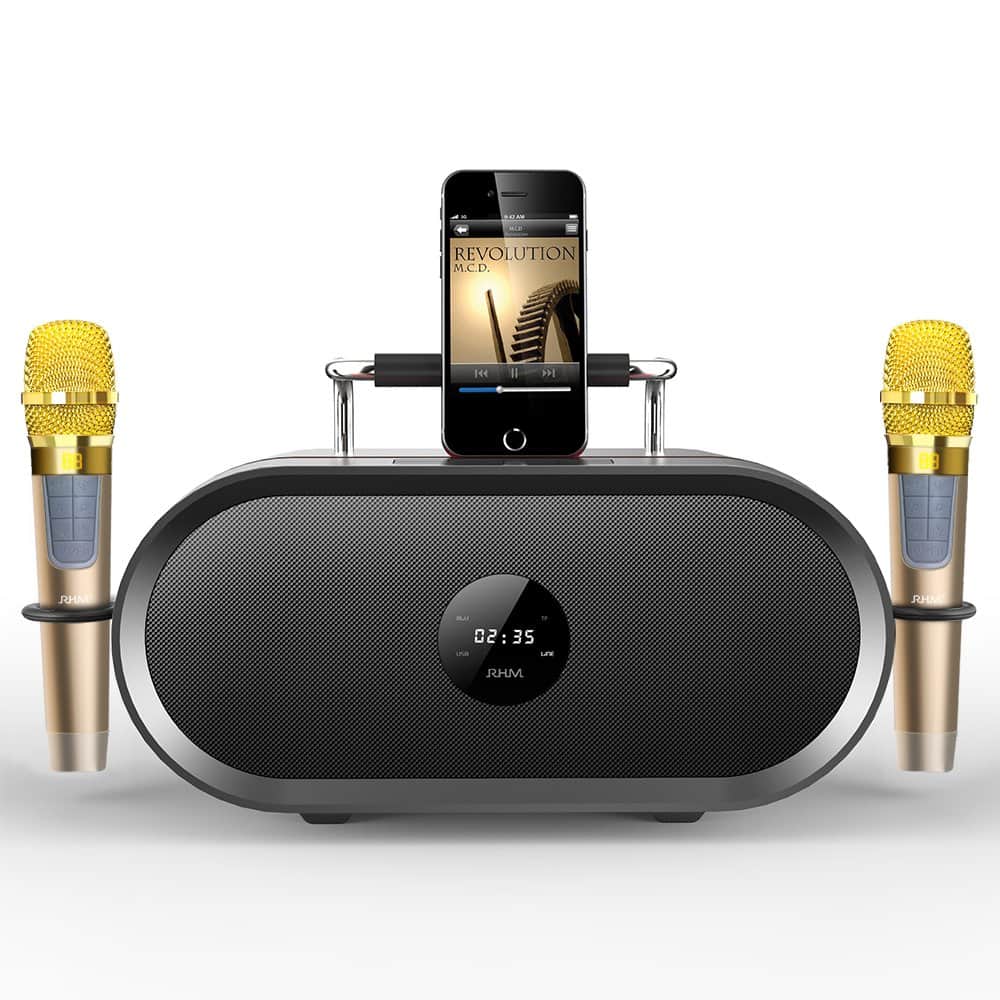 RHM K666 Máquina de Karaoke con Sonido Poderoso y Claro, 2