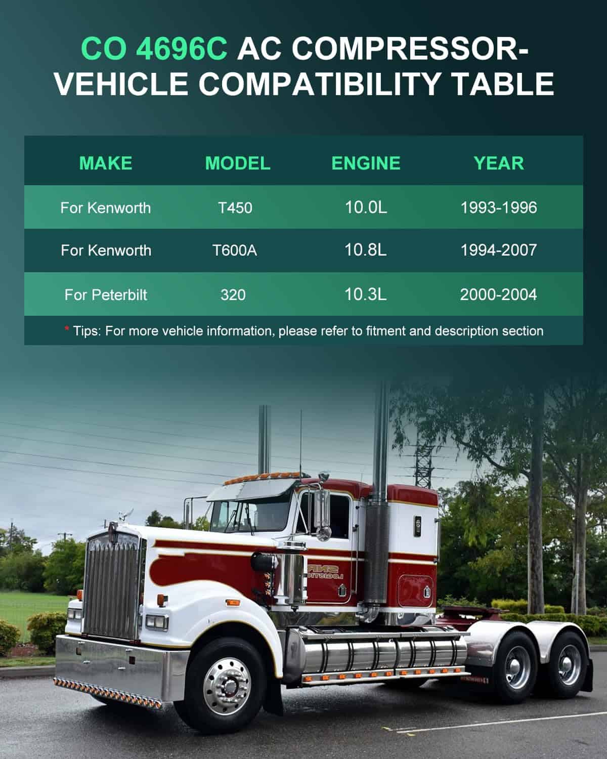 Compresor de Aire Acondicionado SCITOO CO 4696C para - Imagen 3