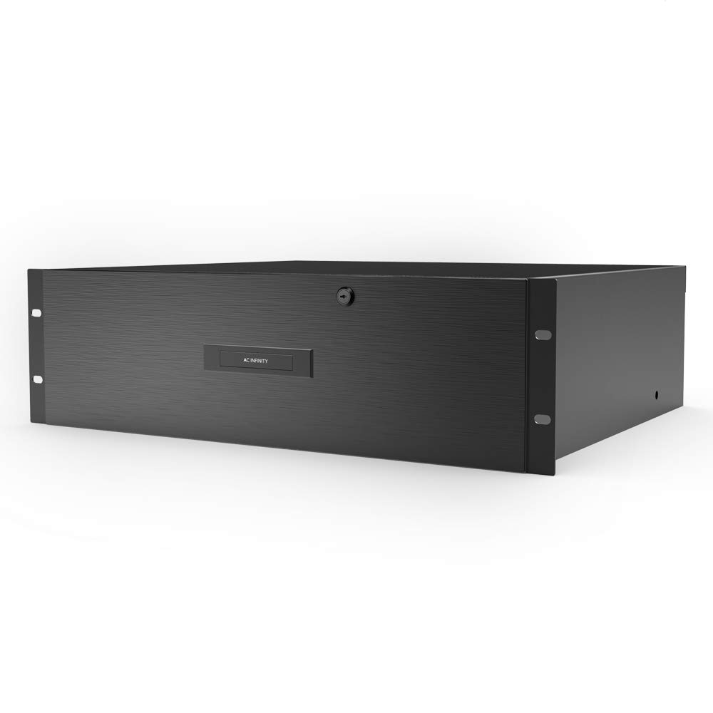 Cajón de montaje en rack 4U de AC Infinity con panel