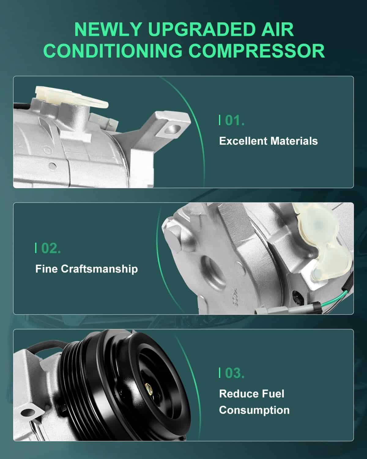 Compresor de Aire Acondicionado SCITOO para Chevrolet - Imagen 5