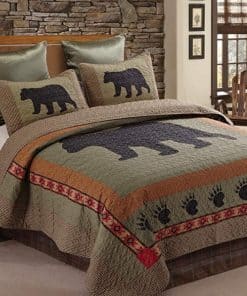 Juego de colcha de cabaña de 3 piezas Virah Bella