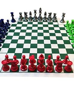 Juego de Ajedrez para Cuatro Jugadores de WE Games, Tablero