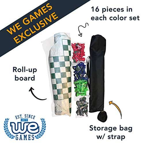 Juego de Ajedrez para Cuatro Jugadores de WE Games, Tablero - Imagen 4