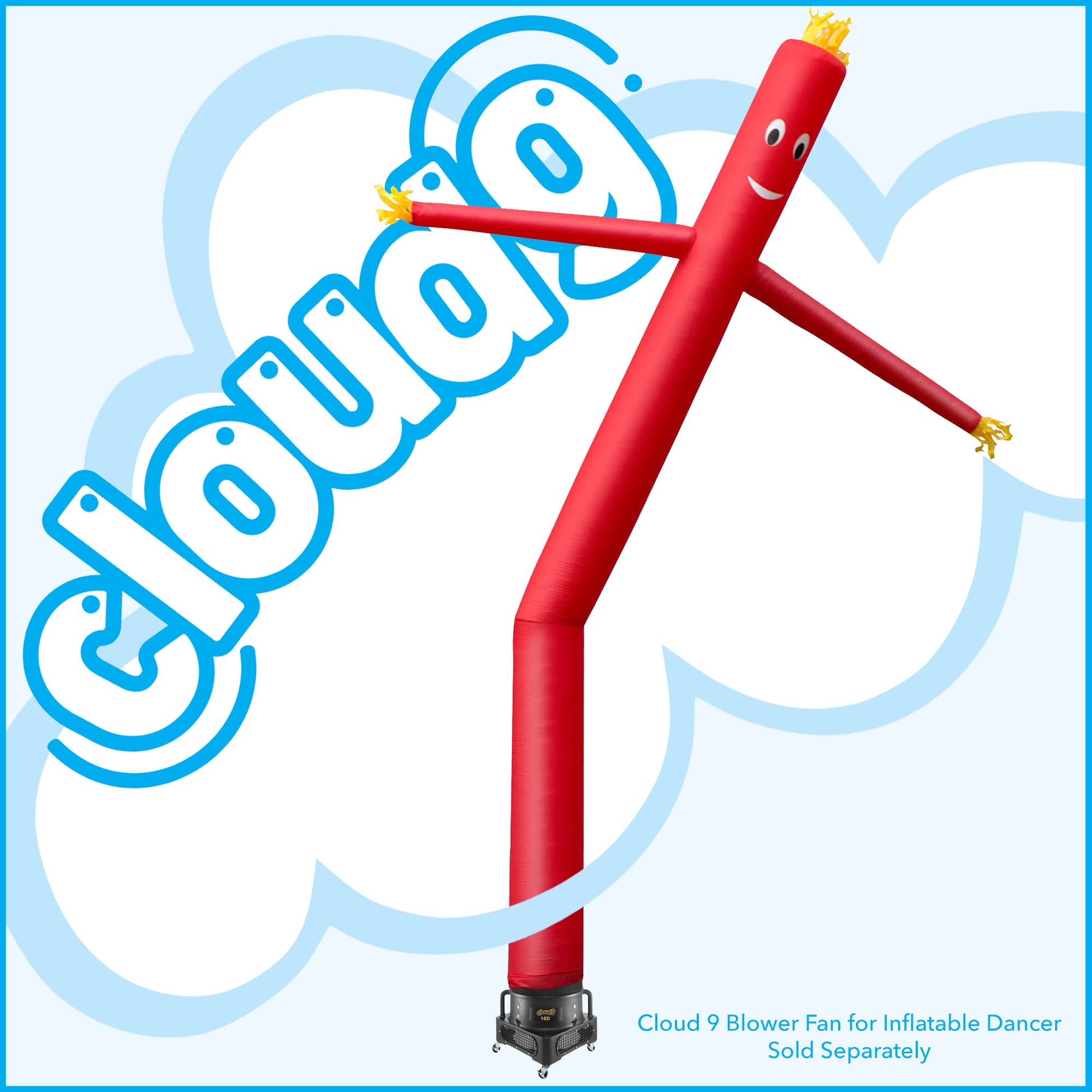 Bailarín de Tubo Inflable Cloud 9 Air, 20 pies de Altura - - Imagen 6