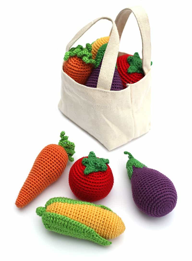 Set de Sonajeros de Verduras Cheengoo