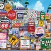 Old Ad Signs Road Signs, Un rompecabezas de 1500 piezas de