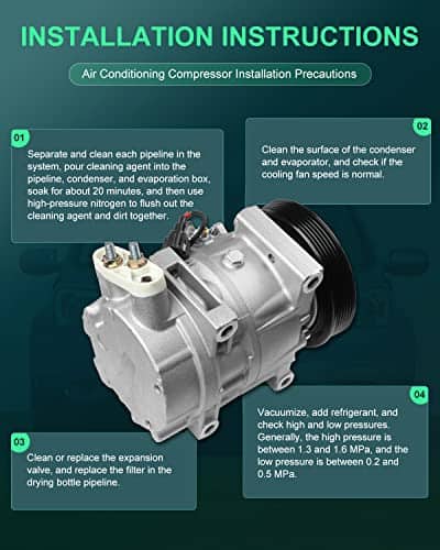 Compresor de Aire Acondicionado SCITOO CO 10552C Compatible - Imagen 8