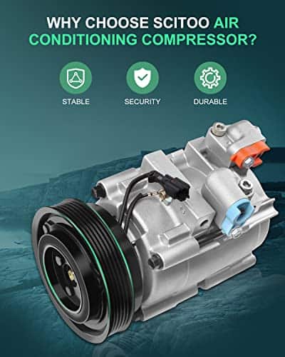 Compresor de Aire Acondicionado SCITOO CO 10957C para - Imagen 4
