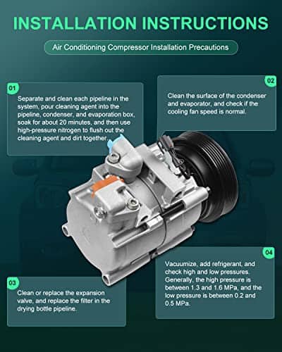 Compresor de Aire Acondicionado SCITOO CO 10957C para - Imagen 8