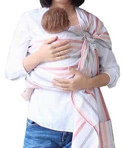 Fular Portabebés Vlokup Baby Ring en Color Naranja Arcoíris