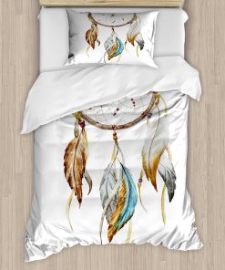 Set de Funda Nórdica Ambesonne Feather, Elementos de