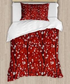 Juego de Funda Nórdica Floral Lunarable, Ramas de Cerezo