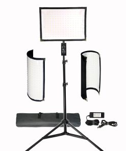 Kit de panel de luz LED flexible Vidpro FL-180 con soporte