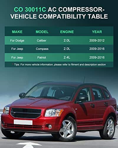 Compresor de Aire Acondicionado SCITOO 2009-2012 para Dodge - Imagen 3