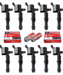 MAS Juego de 10 Bobinas de Encendido Rectas DG511 y Bujía