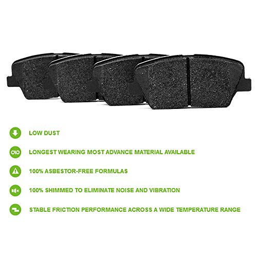 Juego de Pastillas de Freno de Disco Delanteras Traseras de - Imagen 3