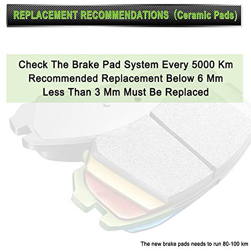 Juego de Pastillas de Freno de Disco Delanteras Traseras de - Imagen 4