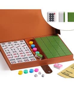 Juego de Mahjong chino filipino con fichas numeradas. 144