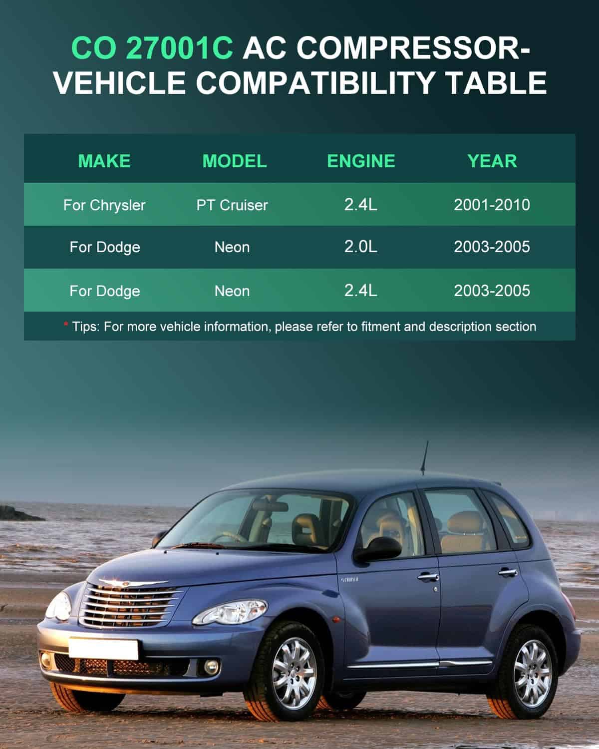 Compresor de Aire Acondicionado SCITOO CO 27001C para - Imagen 3