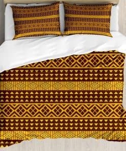 Juego de Funda Nórdica Amarilla y Marrón de Lunarable,