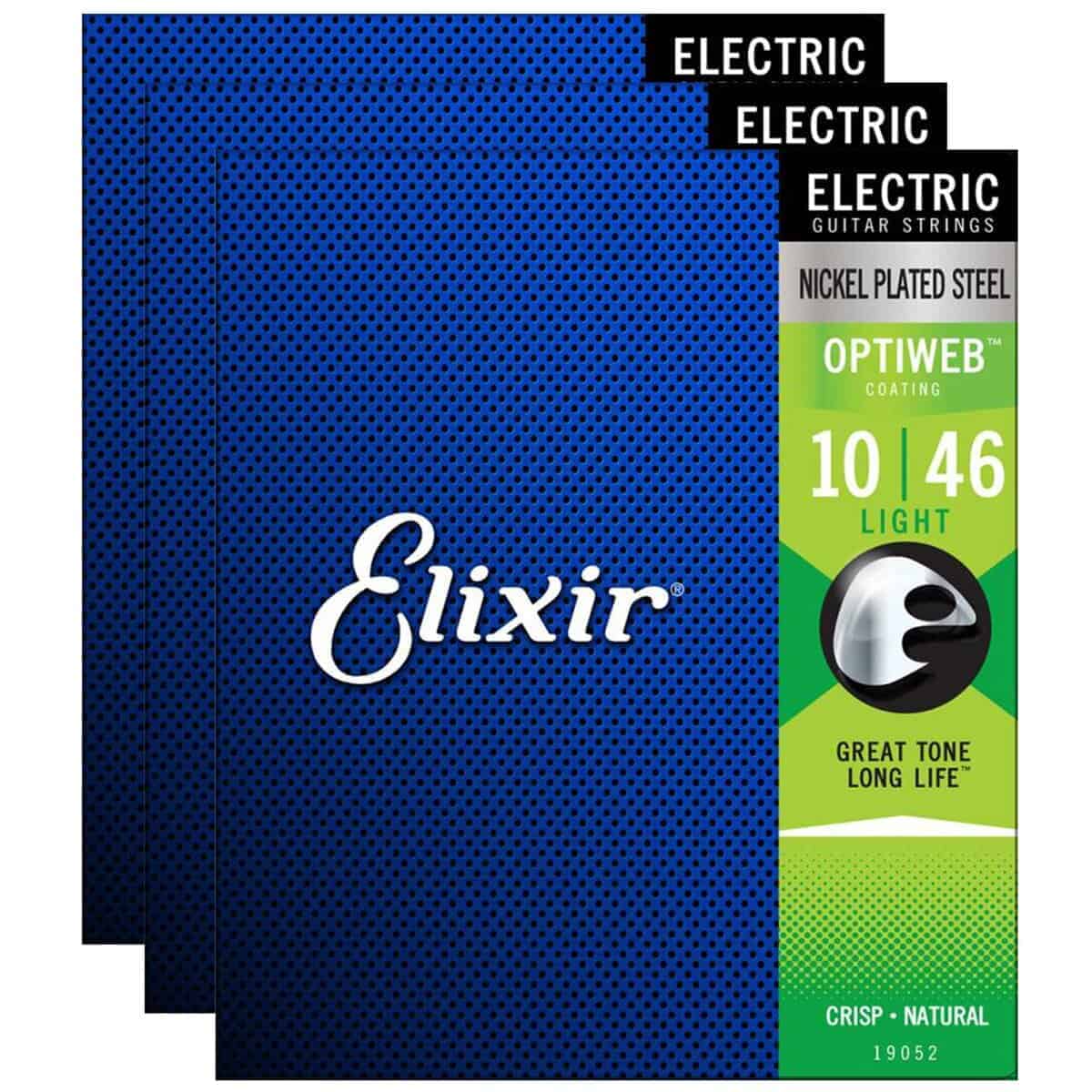 Cuerdas para Guitarra Eléctrica Elixir 19052 Optiweb Light