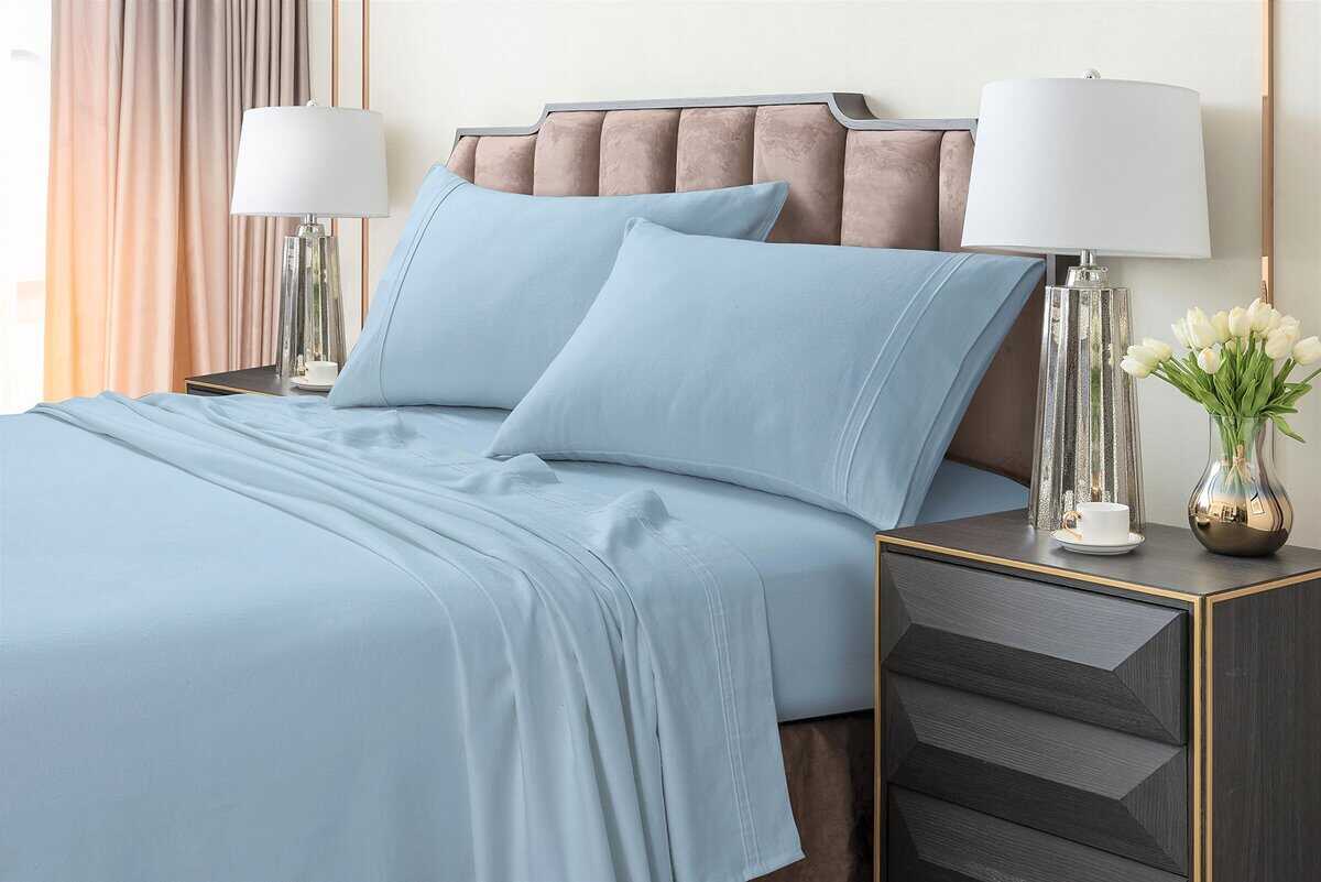 Juego de sábanas de franela pesada Tribeca Living