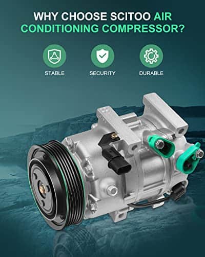 Compresor de Aire Acondicionado SCITOO Compatible con - Imagen 4