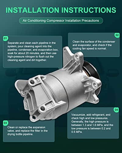 Compresor de Aire Acondicionado SCITOO CO 10863JC para - Imagen 8