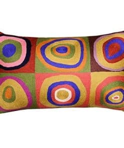 Funda de cojín lumbar Kashmir Designs Kandinsky Farbstudie
