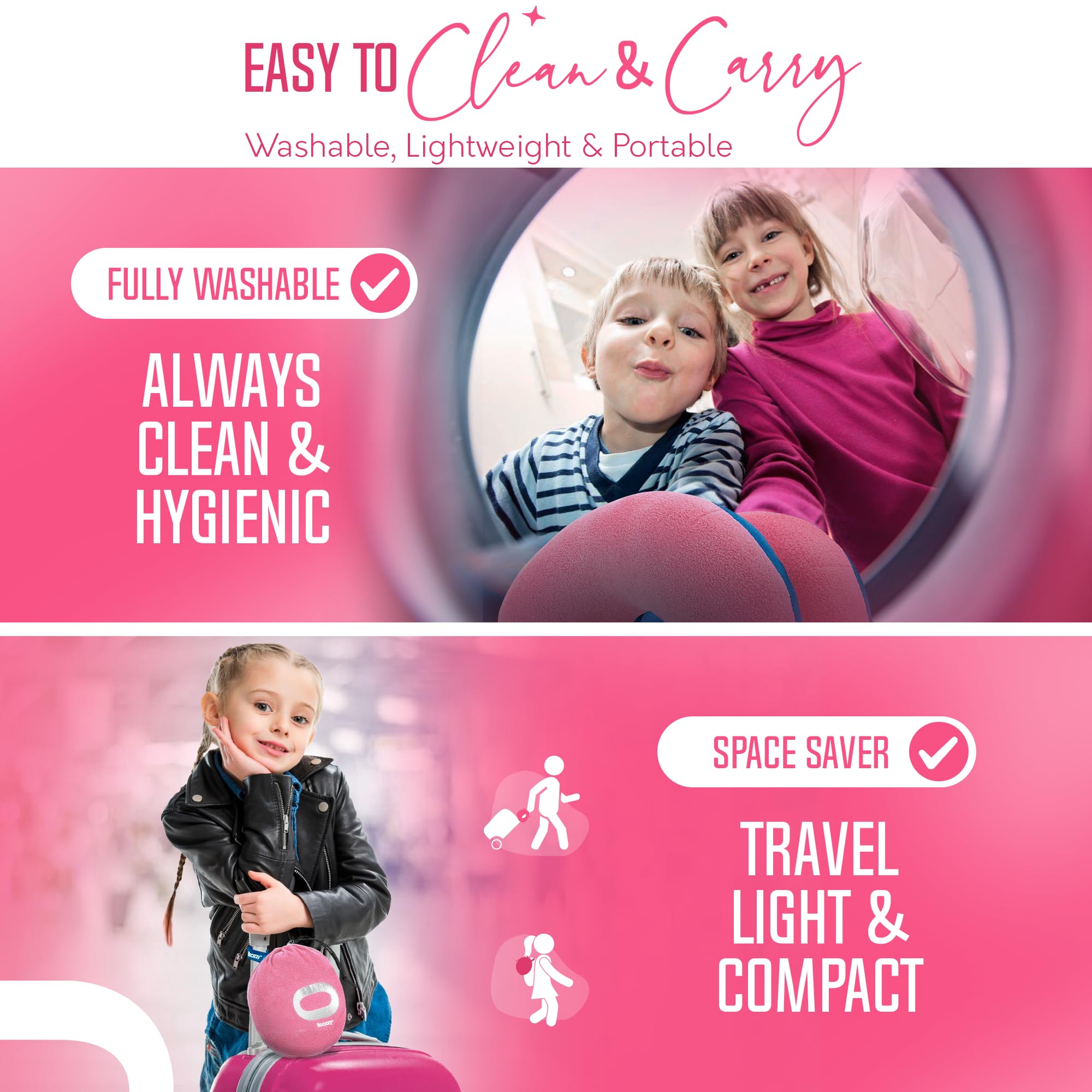 Almohada de Viaje para Niños BCOZZY (3-7 Años) - Almohada - Imagen 9