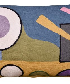 Funda de Almohada Lumbar Abstracta Kashmir Designs