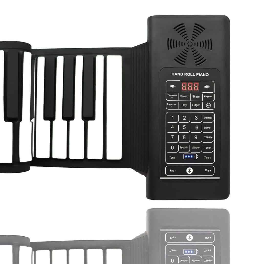 Teclado de Piano KikerTech Roll Up con Altavoz Incorporado - Imagen 6