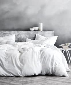 Juego de Ropa de Cama Eikei Washed Cotton Chambray Duvet
