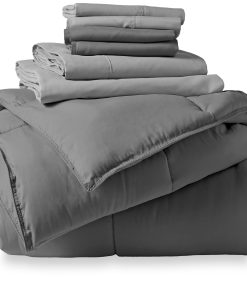 Juego de Cama Completo Bare Home Bed-in-A-Bag de 7 Piezas -