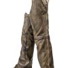Pantalón de moto para hombre 4 bolsillos de cuero marrón