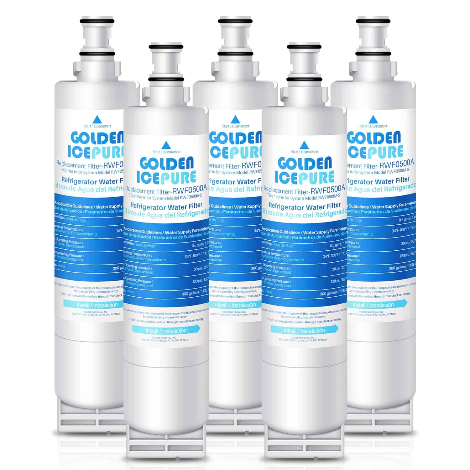 Filtro de Agua para Refrigerador GOLDEN ICEPURE 4396508