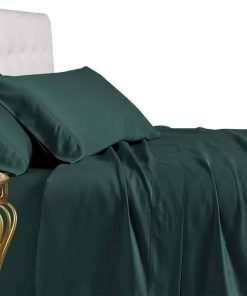 Juego de sábanas de bambú Viscosa de -Teal