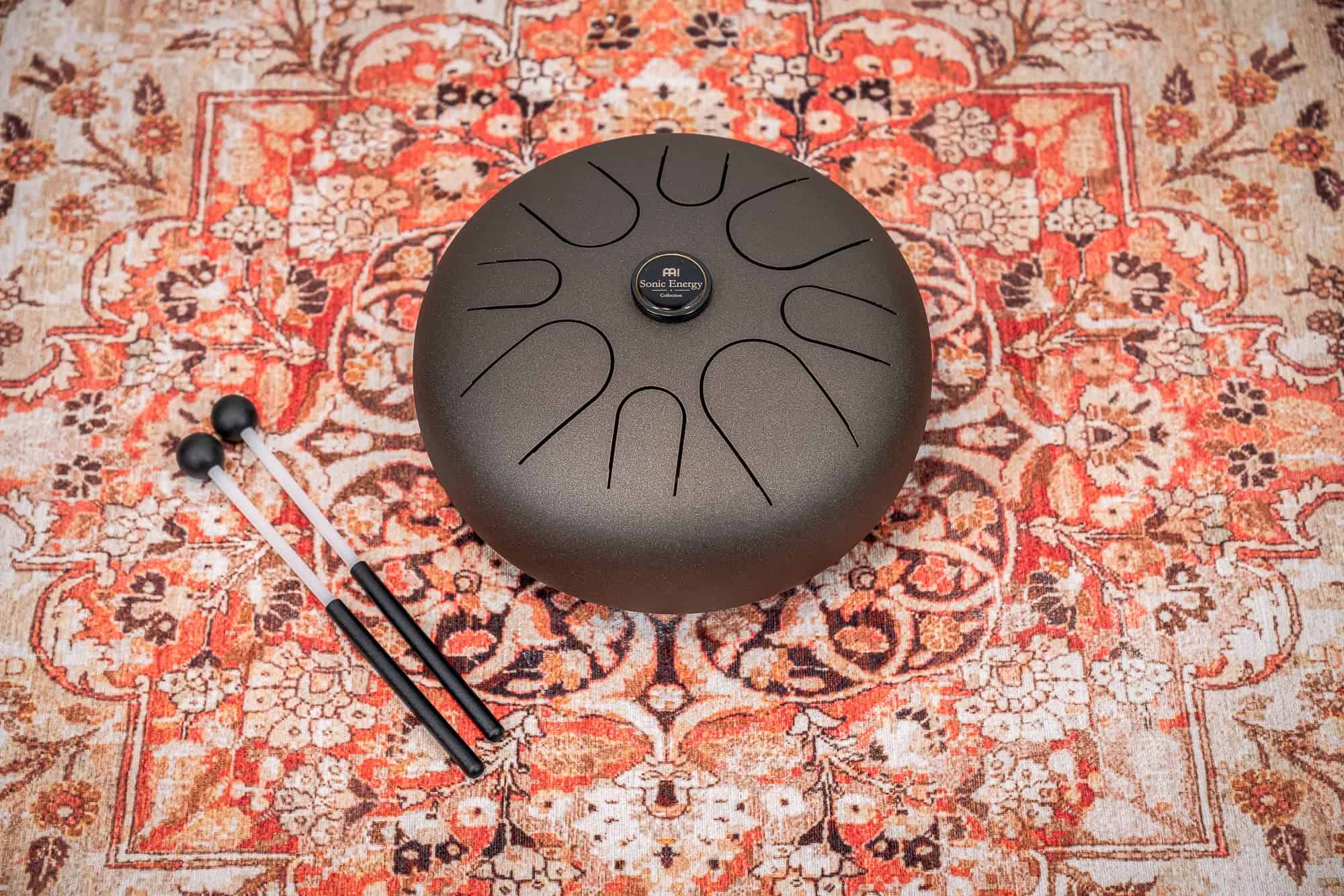 Meinl Sonic Energy Steel Tongue Drum 8 Notas 16" con Mazos, - Imagen 5