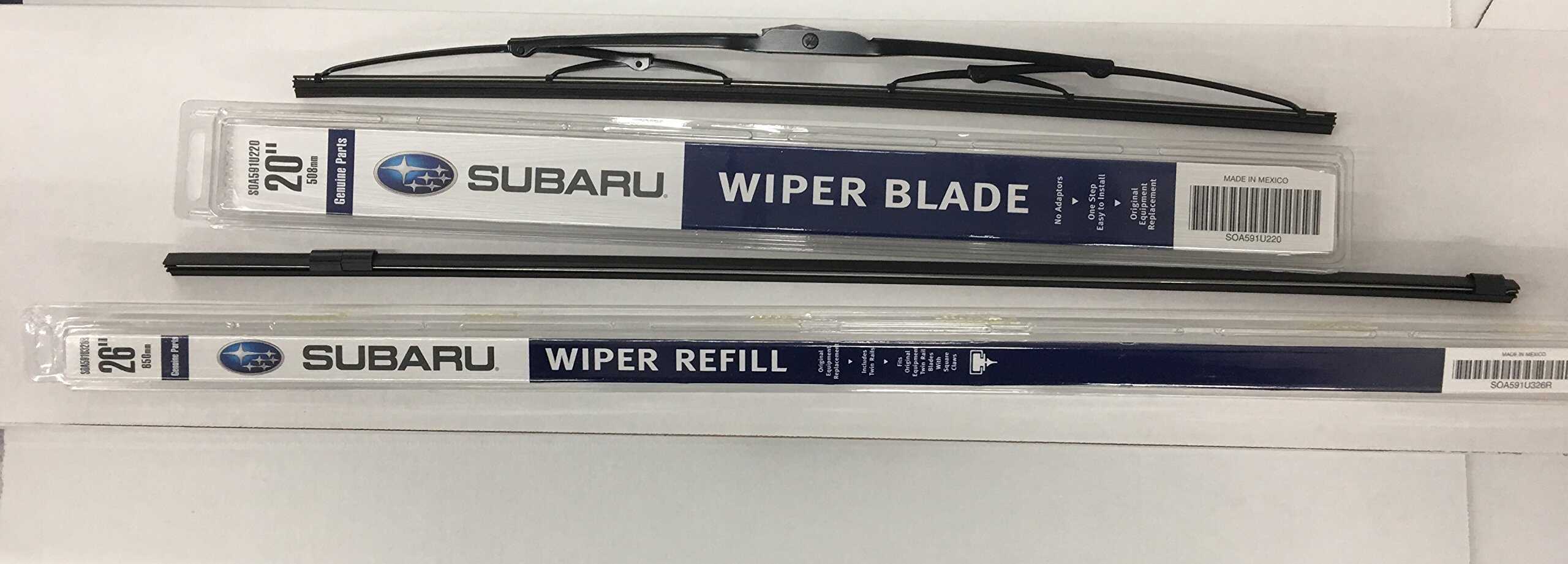 Set de Recambio de Insertos de Limpiaparabrisas delanteros