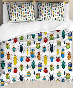 Juego de Funda de Edredón Ambesonne Watercolor, Pintura de