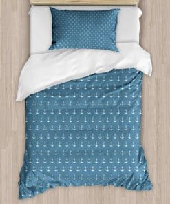 Juego de Funda de Edredón Ambesonne Anchor, Patrón Náutico