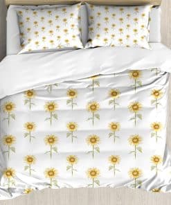 Juego de Funda nórdica Lunarable Sunflower, Patrón Floral