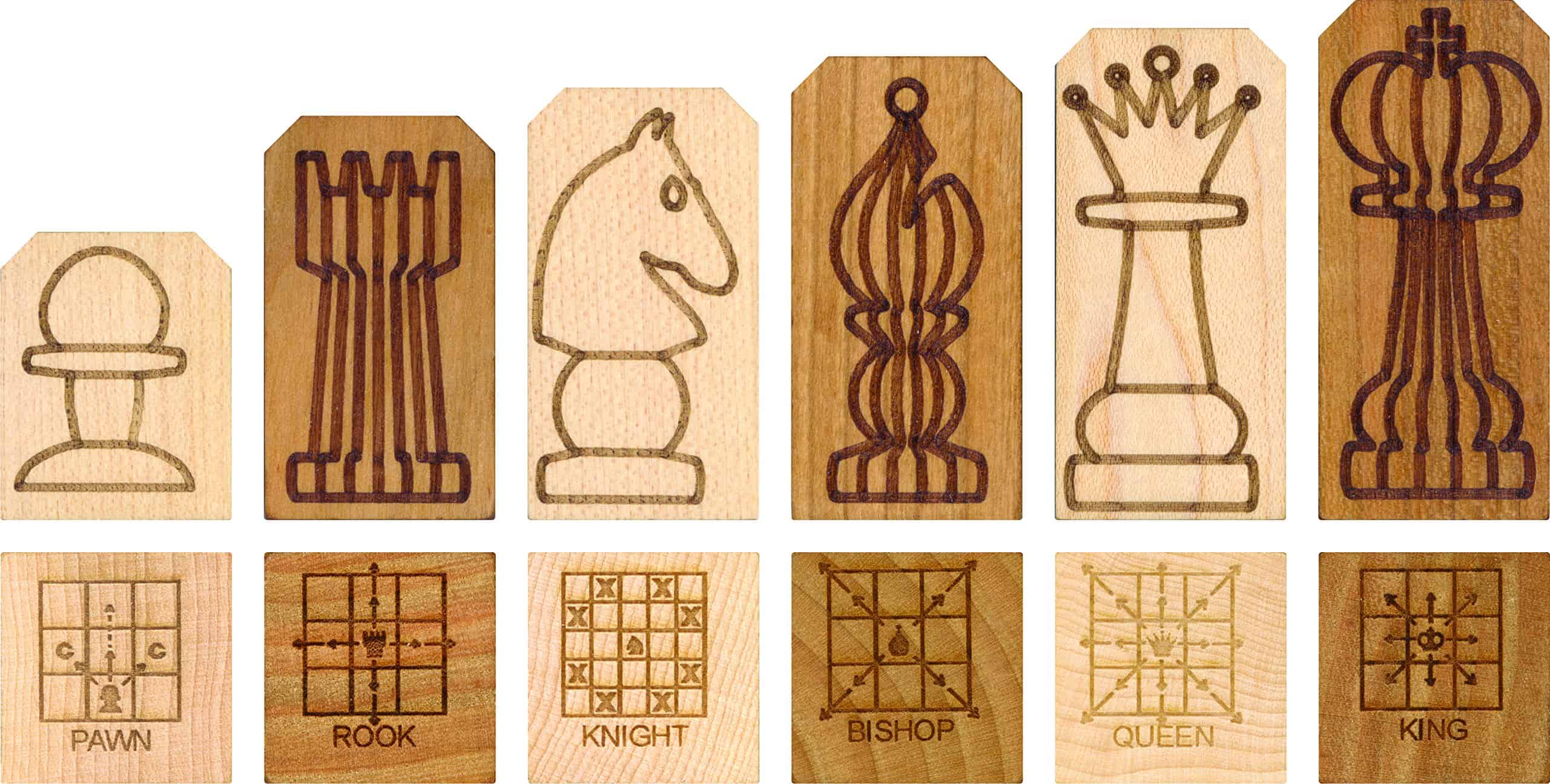 Piezas de Ajedrez - Hechas en EE. UU.